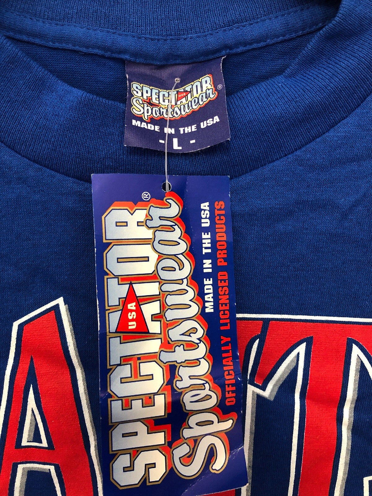 OG NOS New York Giants TShirt Size L Men’s Short Sleeve NFL1