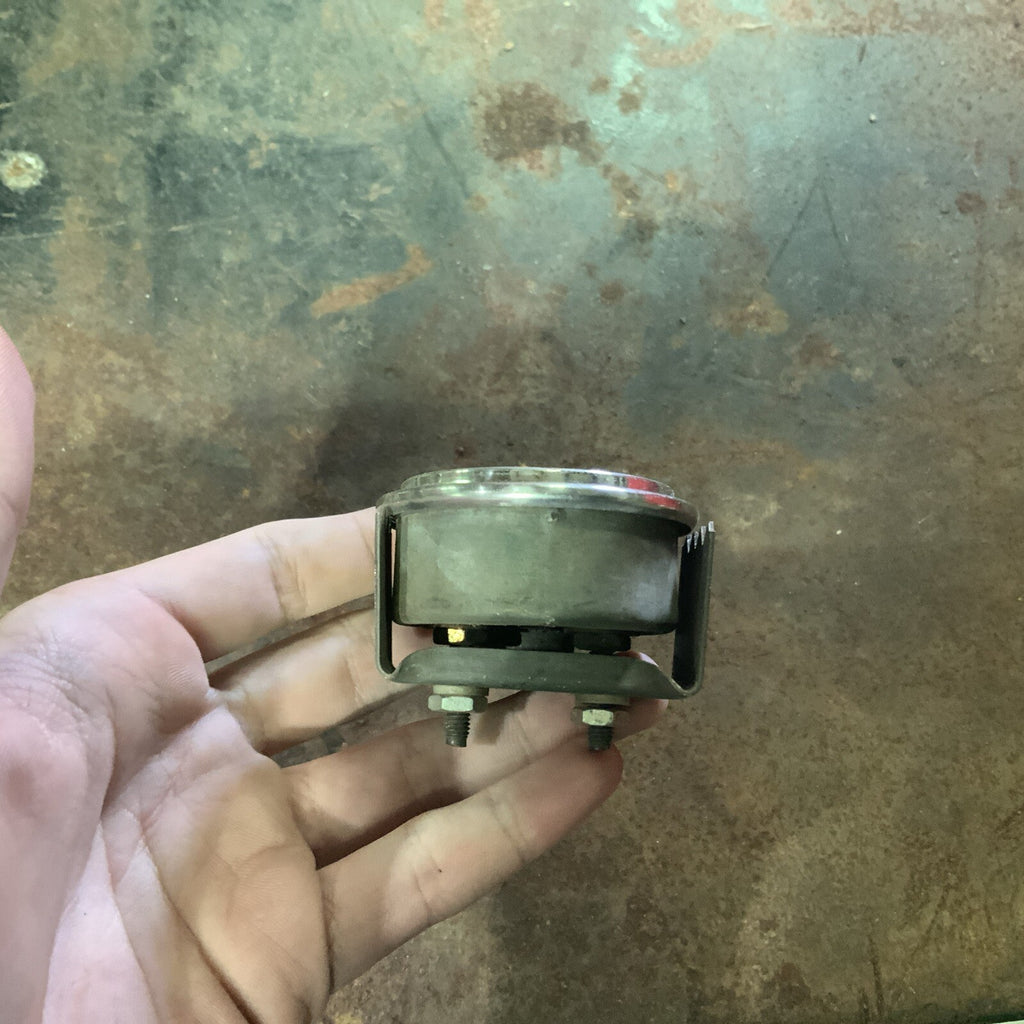 SUN AMP AMPERES GAUGE   2-1/4" OD 60-60 RAT HOT ROD DAY 2 GASSER SCTA CHEVY FORD1