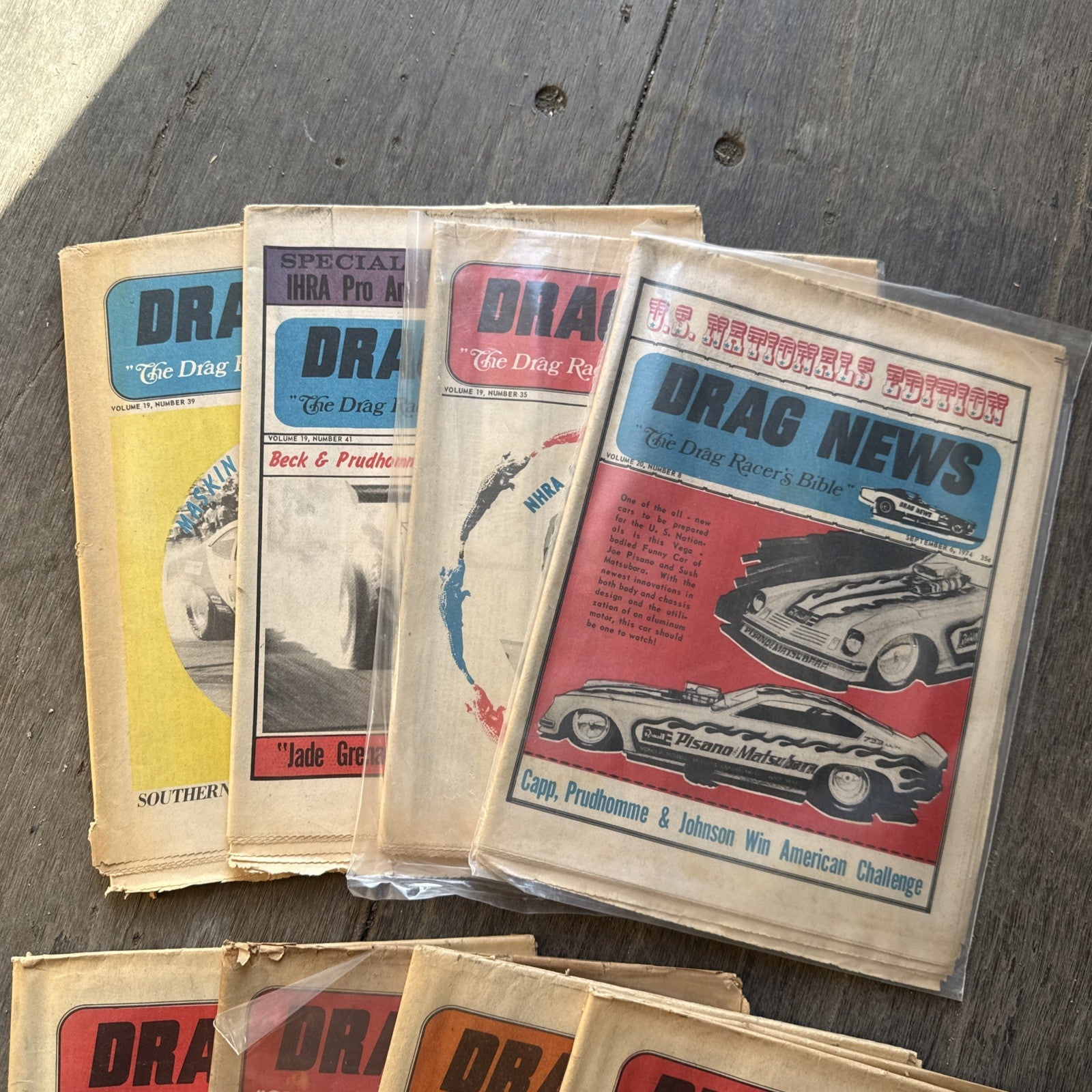 Vintage Drag News Magazine 1974 Volume 19-20 Drag Racing NHRA Don Garlits Lot2