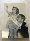 Rare Original Unpublished Early Photo Of Shirley Temple & Adolphe Menjou 7”x4.5”0