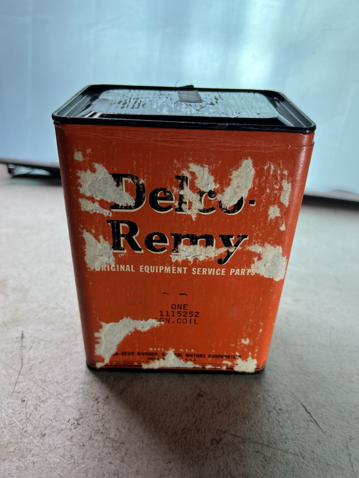Vintage Delco Remy Ignition Coil – P/N 1115252 – GM Original0