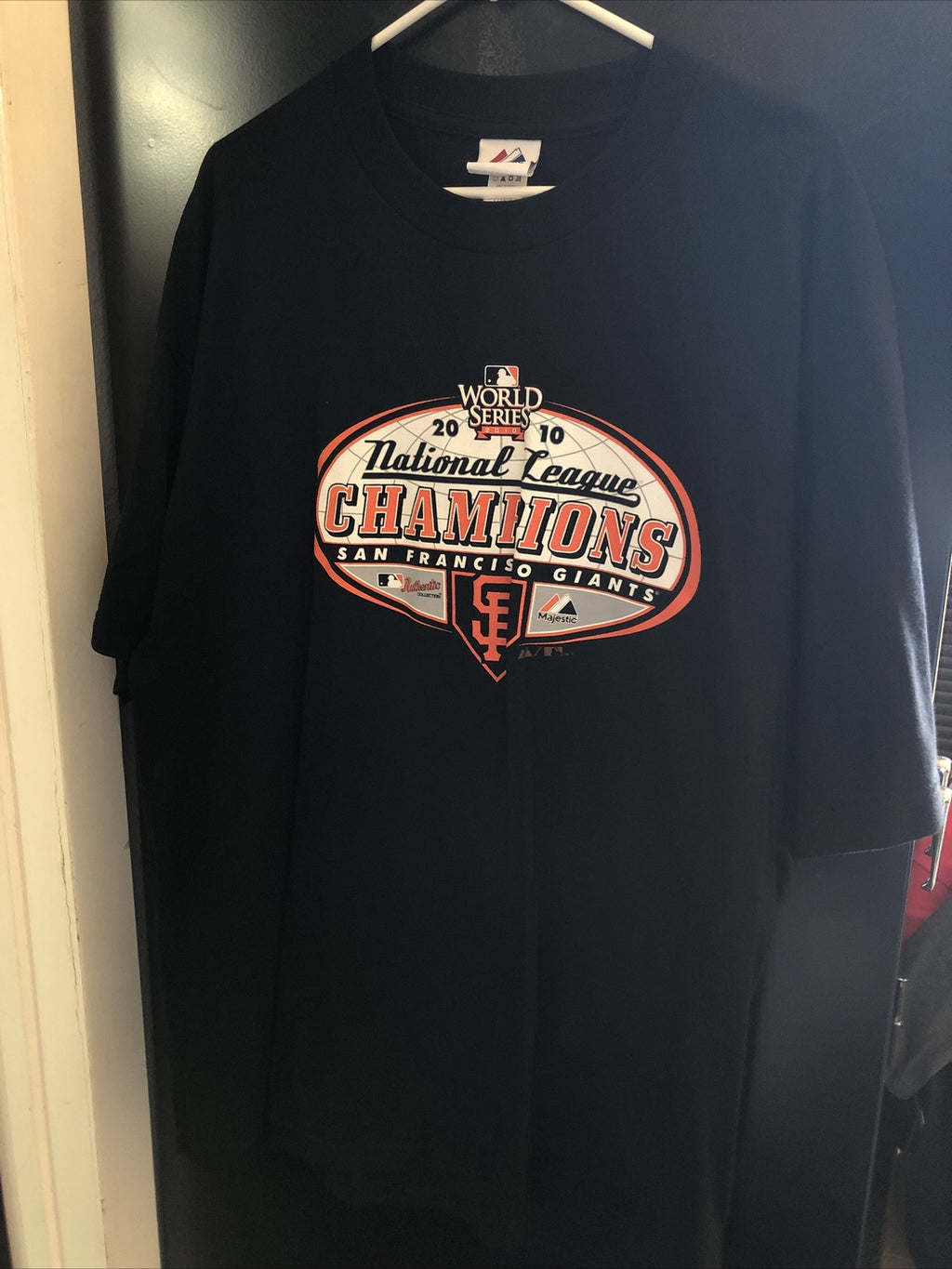San Francisco Giants T-Shirt Men’s 2010 National League Champions MLB Size XL0