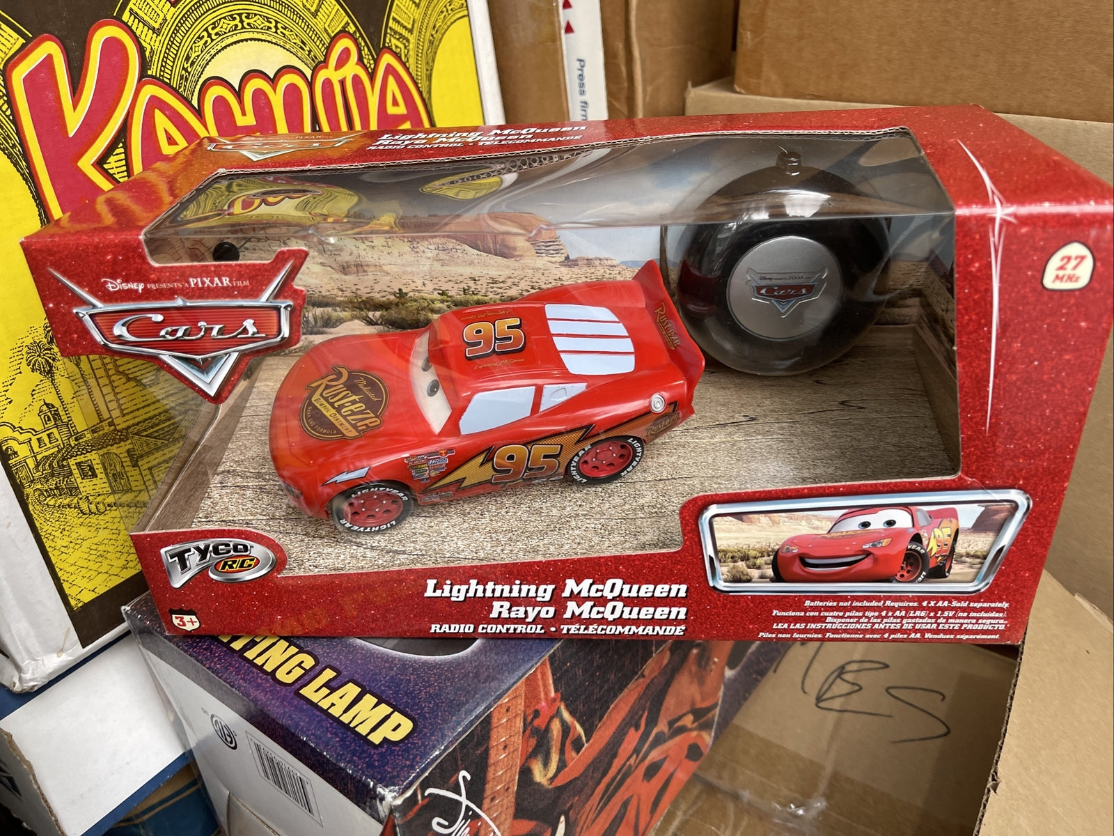 Tyco R/C Disney Pixar Cars Mater Lightening McQueen Radio 2006 NEW0