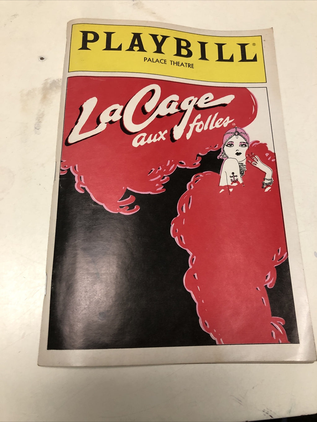 Orig Playbill Broadway La Cage aux folles Hearn, Barry0