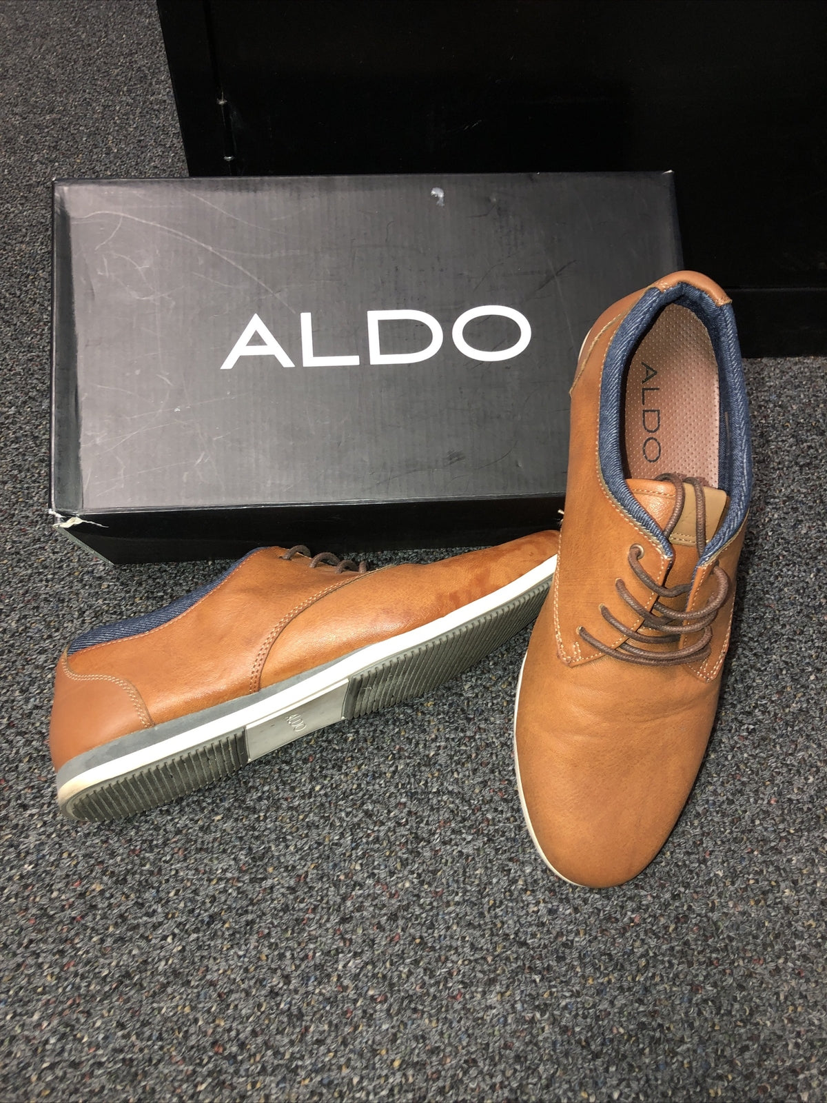 ALDO Shoes Mens Size 10 Cigna/Bronze With Original Box1