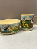 Vintage POPEYE the Sailor Plastic Cup OLIVE OYL S'WEA PEA WIMPY 19790