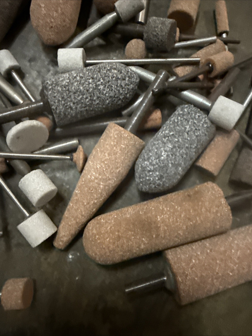 Lot Of 75 Quantum Mounted Wheels Grinding Ceramic Stones Dremel Norton? Various4