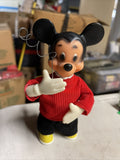 Vintage Mickey Mouse Wind-up Toy Walt Disney Carl Original Germany Not Marx0