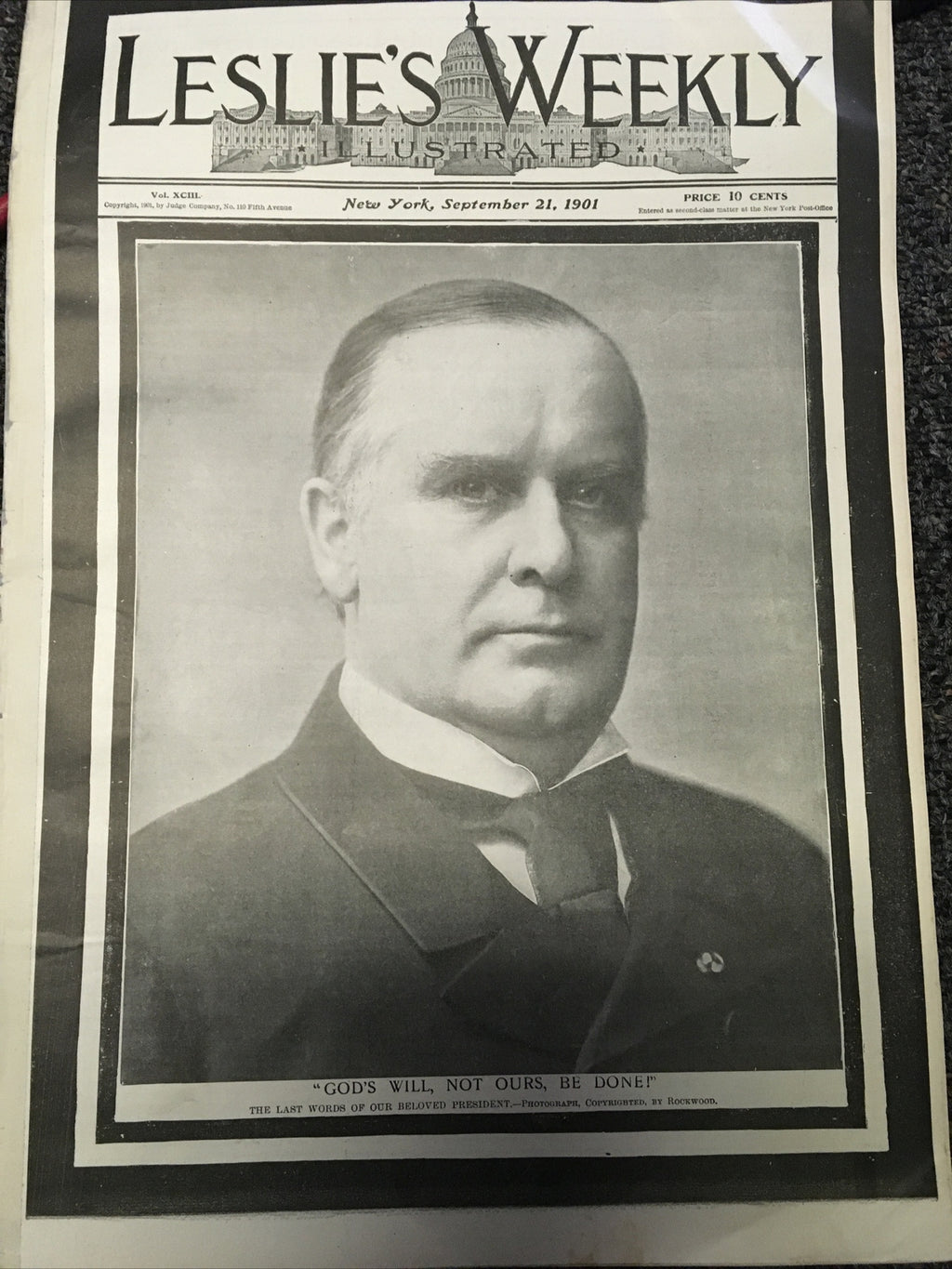 Vintage Leslie's Weekly 1901 September 21, New York Magazine Original0