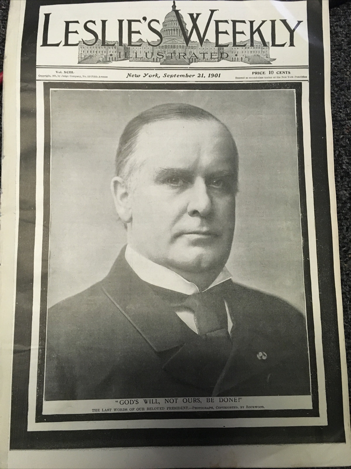 Vintage Leslie's Weekly 1901 September 21, New York Magazine Original0