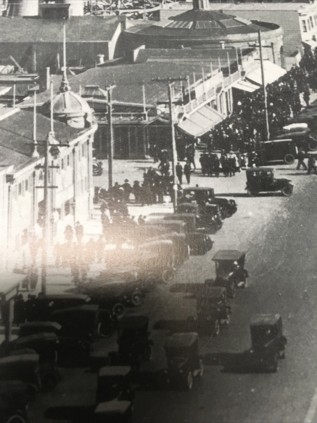 ANTIQUE UNUSUAL CLASSIC CAR COACH L BOARDWALK Vintage  PHOTO Poster 16x205