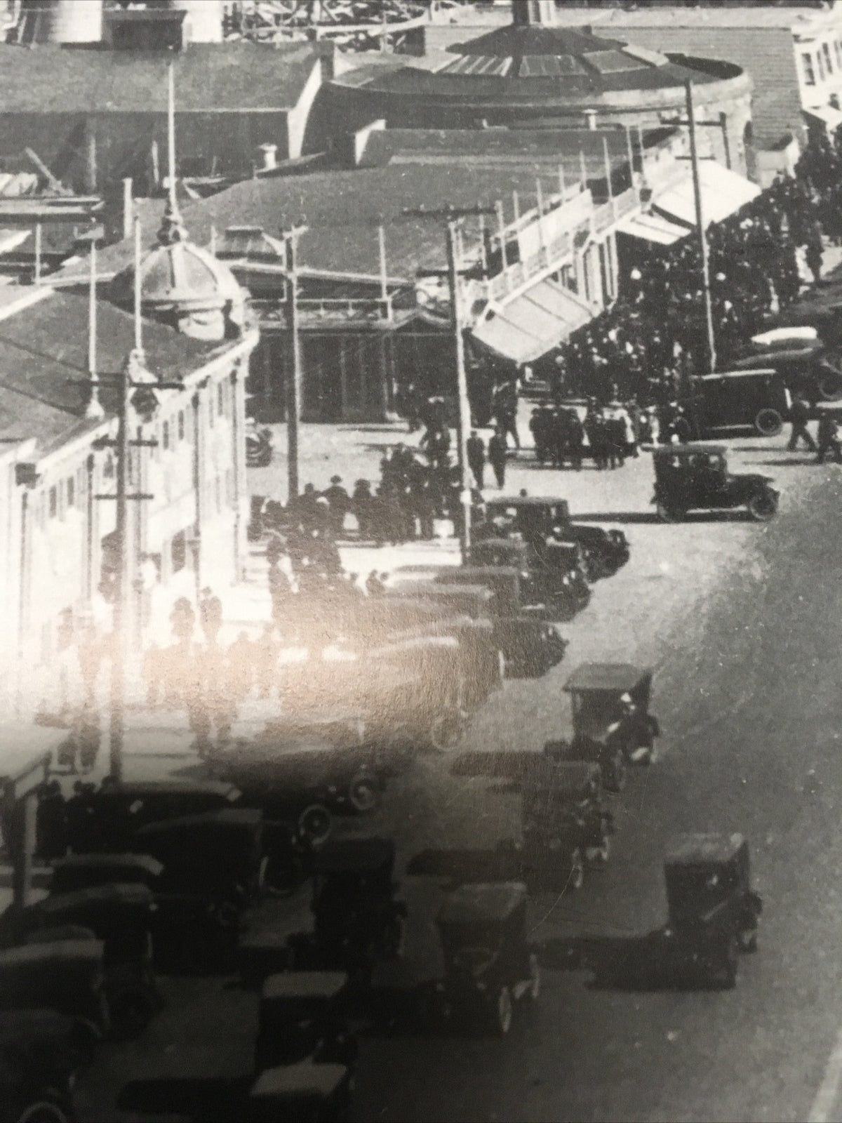 ANTIQUE UNUSUAL CLASSIC CAR COACH L BOARDWALK Vintage  PHOTO Poster 16x205