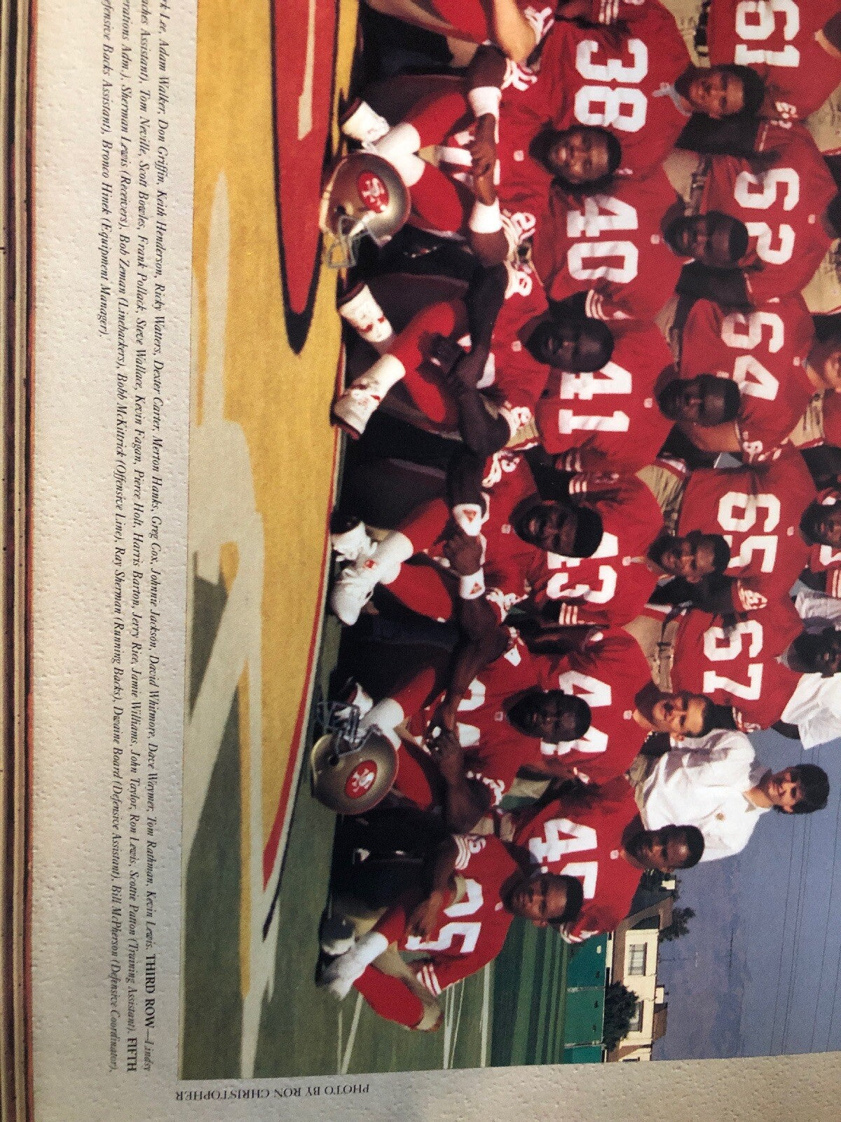 1991 SAN FRANCISCO 49ERS 8X10 TEAM PHOTO Poster RICE YOUNG FOOTBALL NFL 14”x22”2