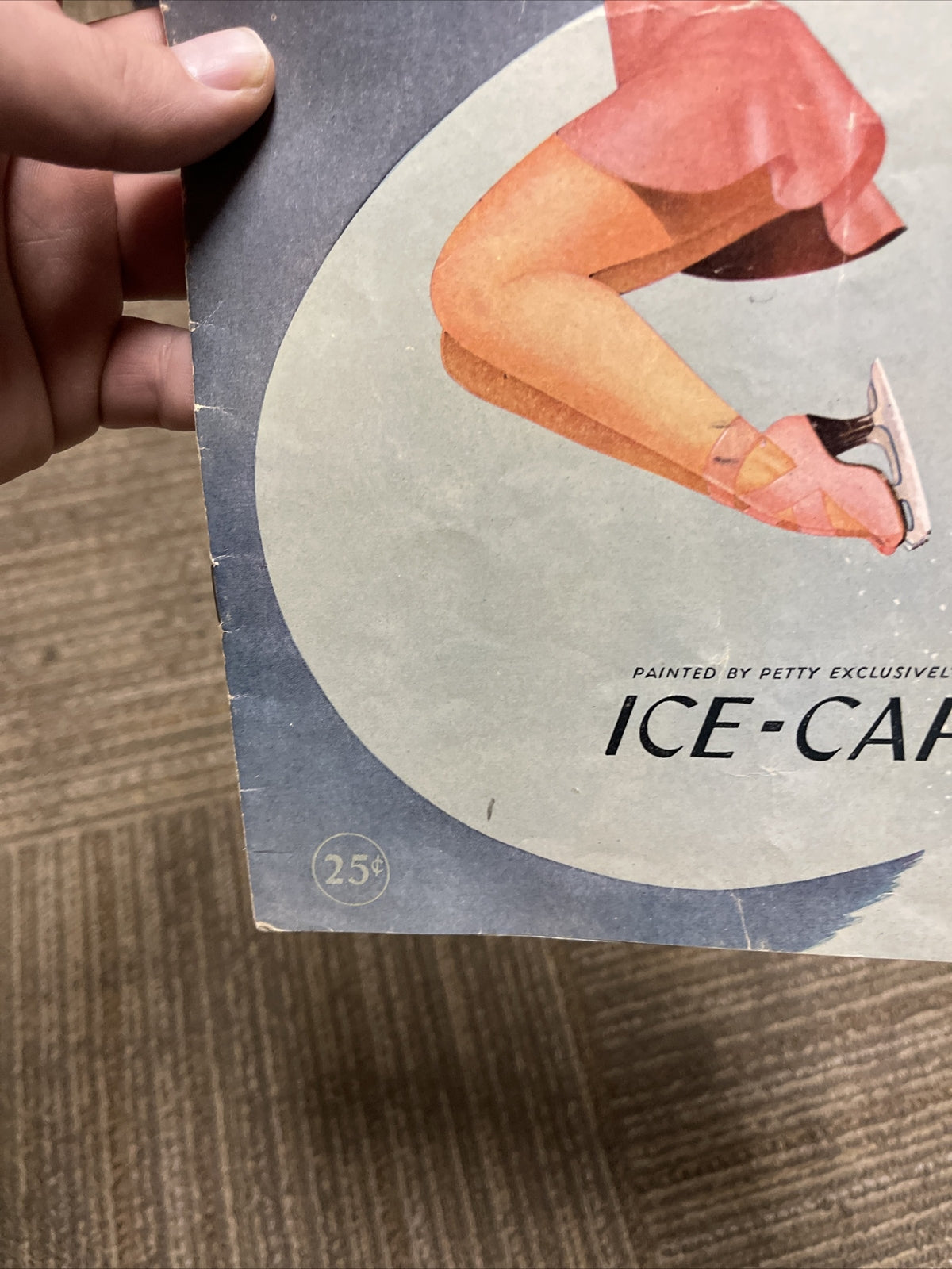 1946 ICE CAPADES PROGRAM BOOKLET Pin-up COVER ART BY PETTY Nice!4