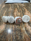 4 Pre-Prohibition Porcelain Beer Bottle Stopper Tacoma San Francisco0