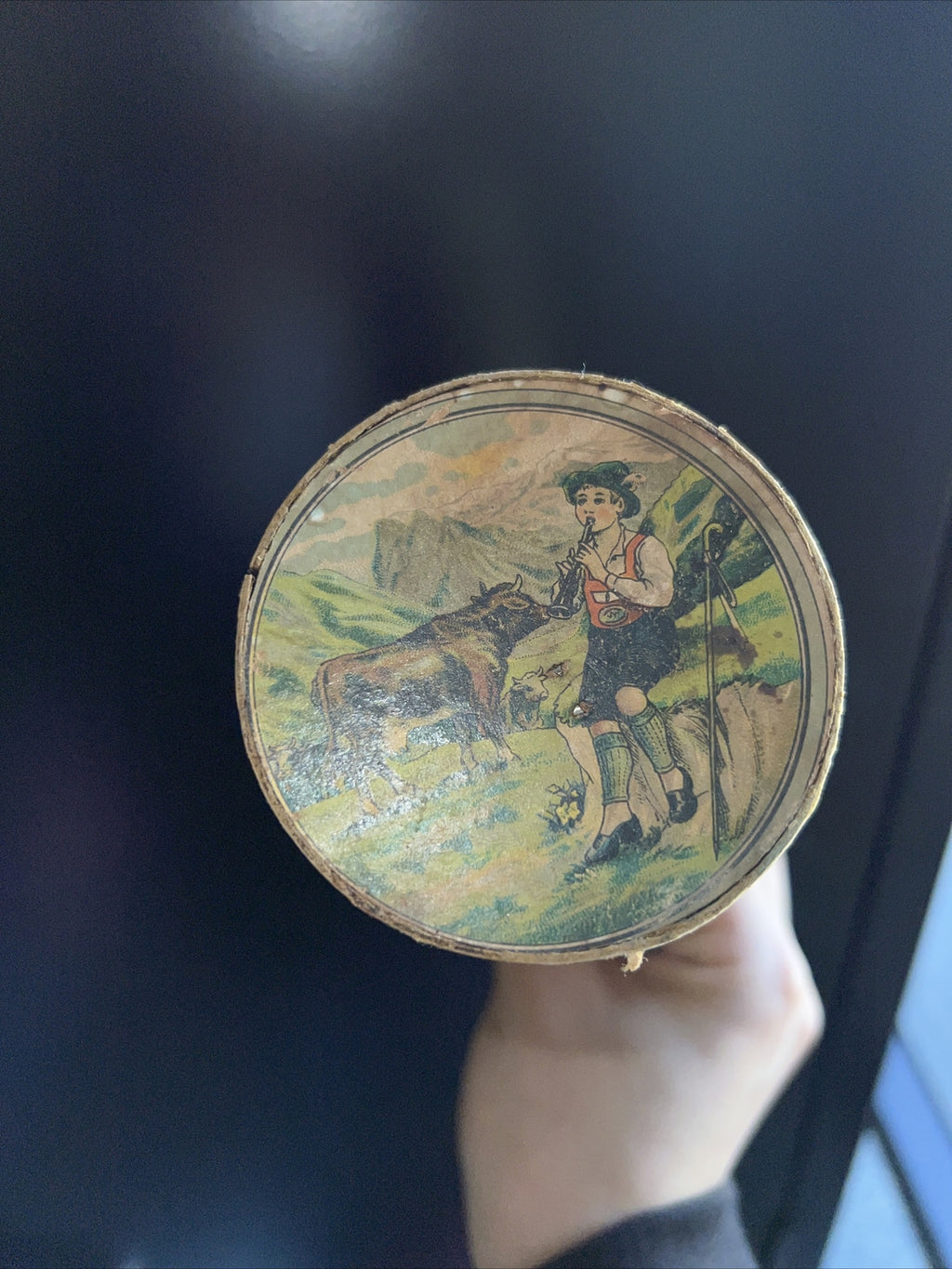 HTF Antique Celluloid Cylinder Handled Baby Rattle - Germany Scenery6