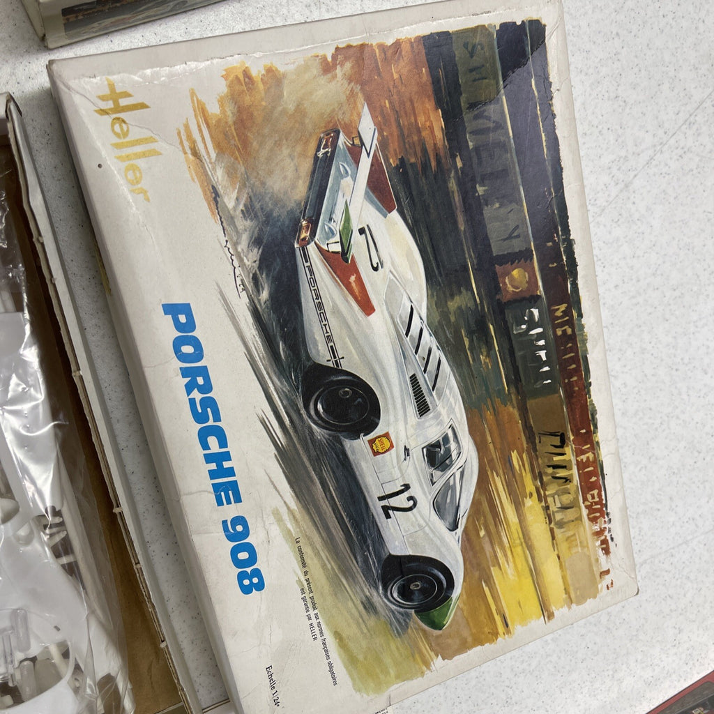 Heller 1/24 PORSCHE 908 907 Kit in box rare Long Tail 1968-1969 looks good4