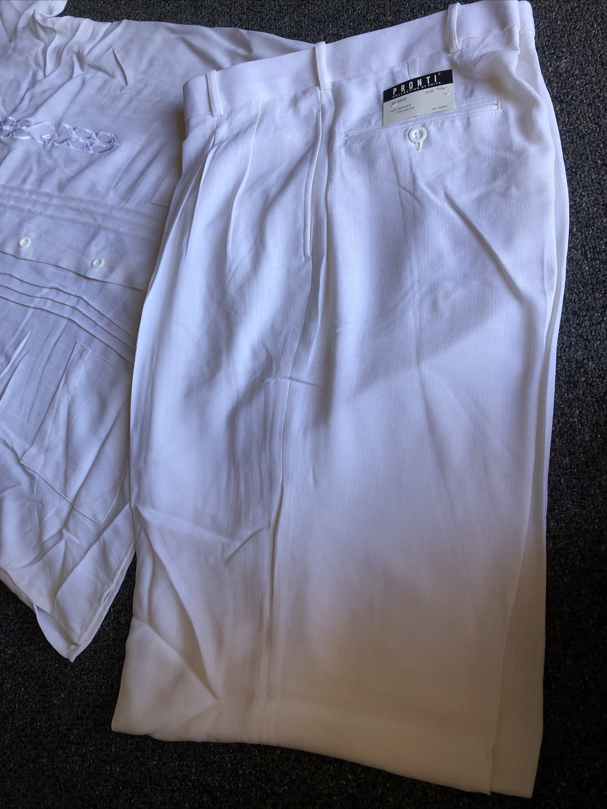 Vintage 90’s NOS Pronti Mens Casual Set Pelle Pelle Era Size XL1