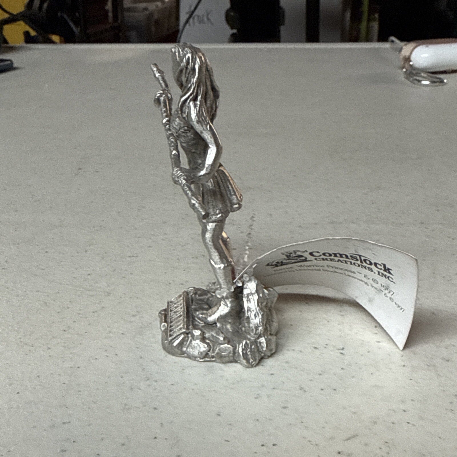 Xena Warrior Princess Pewter Statue Figure Figurine 3.5" Comstock Creations3