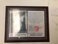 Vintage Renaldo Rugger Ardizoia Framed Newspaper New York Yankees Bread Ad 14x120