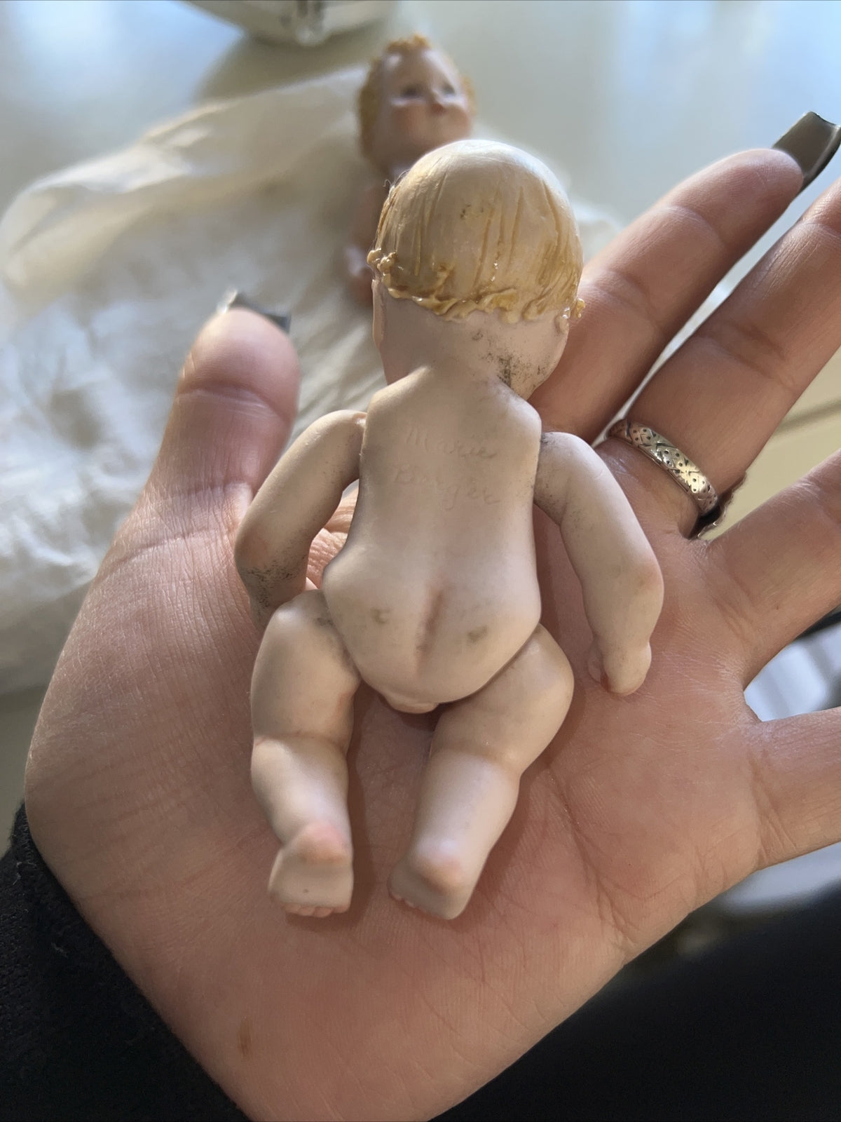 Vintage Pair of Anatomical Bisque Babies Brother and Sister Twins - Marie Berger4