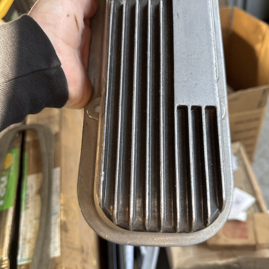 Vintage M/T Mickey Thompson Pontiac Valve Covers Holley Original SCTA Gasser7