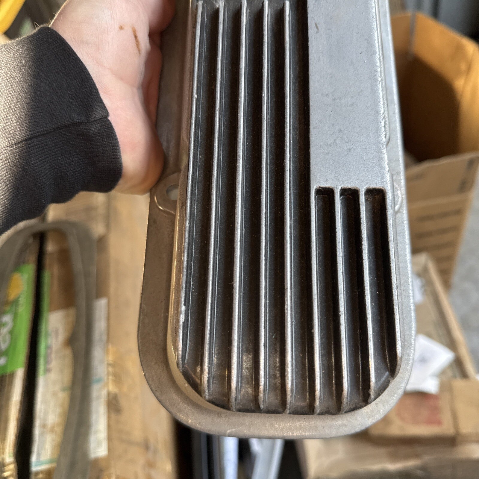Vintage M/T Mickey Thompson Pontiac Valve Covers Holley Original SCTA Gasser7