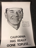 Vintage California Has Really Gone Topless , Randy Modern Poster 18x240