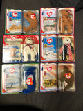 Ty Beanie Baby Lot: 6 Legends, International Bears, Dino Trio0