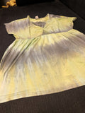 Vertigo Paris M  Mod Print Plunging V-Neck Stretch Polyester Dress EUC0
