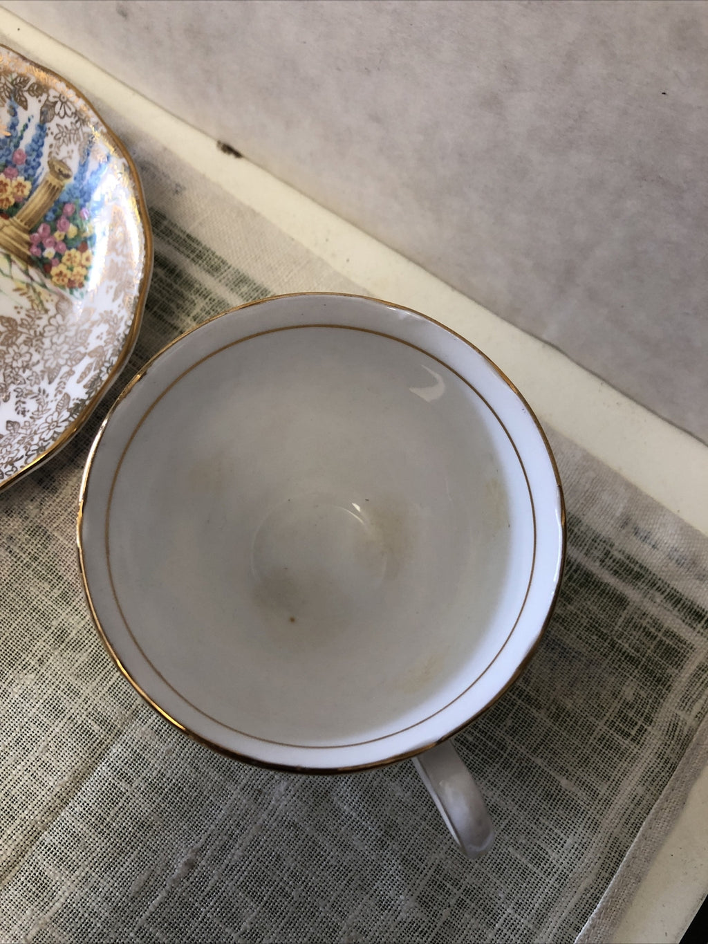 COLCLOUGH Bone China Cup And Saucer Made In England3