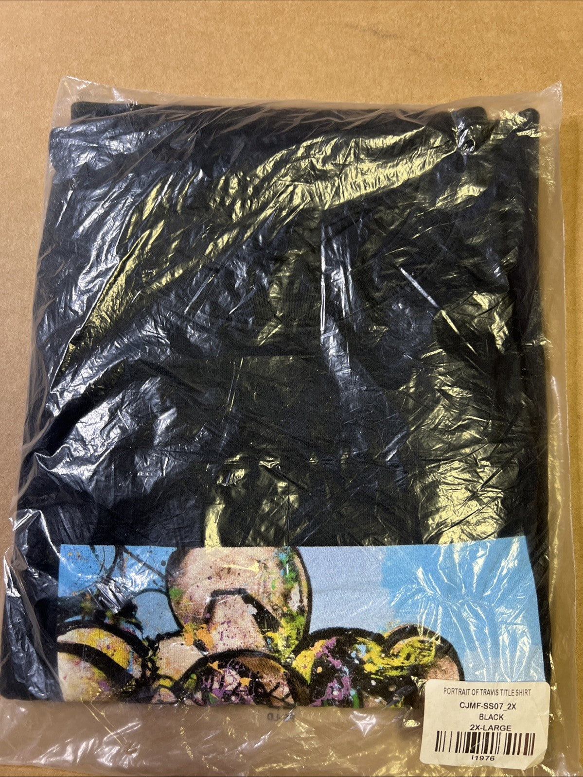 Travis Scott Title Shirt Tour Tee Black (CJMF-SS07_2X) Men's Size S-2XL New Seal0