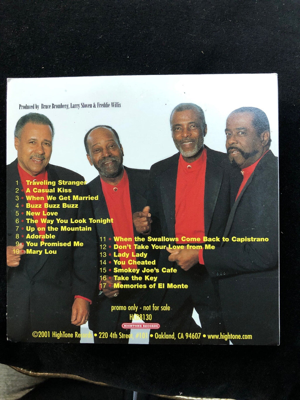 Authentic CD The Calvanes- In Harmony Hightone Records 17 Songs Bruce Bromberg2
