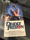 RARE Deadly Passion Beta Tape Not VHS 1986 Brent Huff Lightning Video Murder0