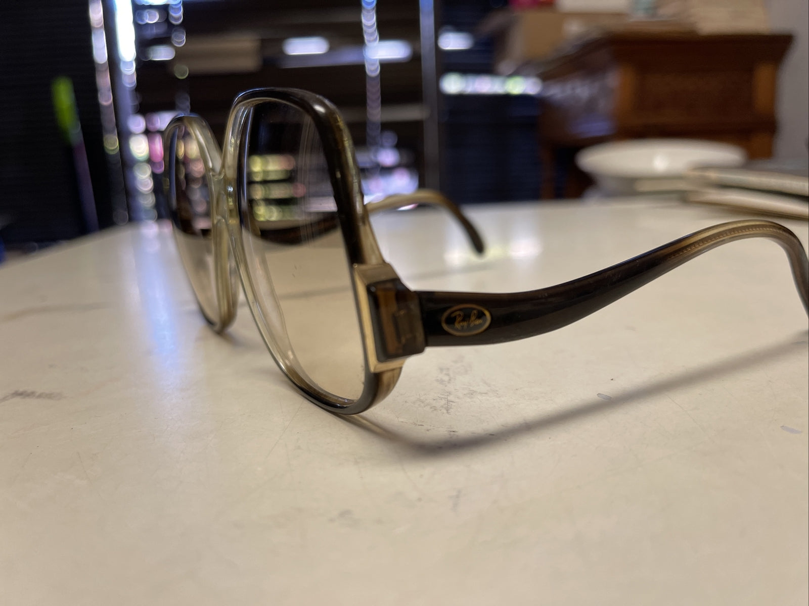 vintage womens Tortoise ray ban Wavy Legs 1960s. RARE7