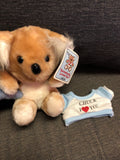 6" Vintage Koala W Shirt “chuck I L U”  Grandpa SWIB 1984 Korea Plush Toy0