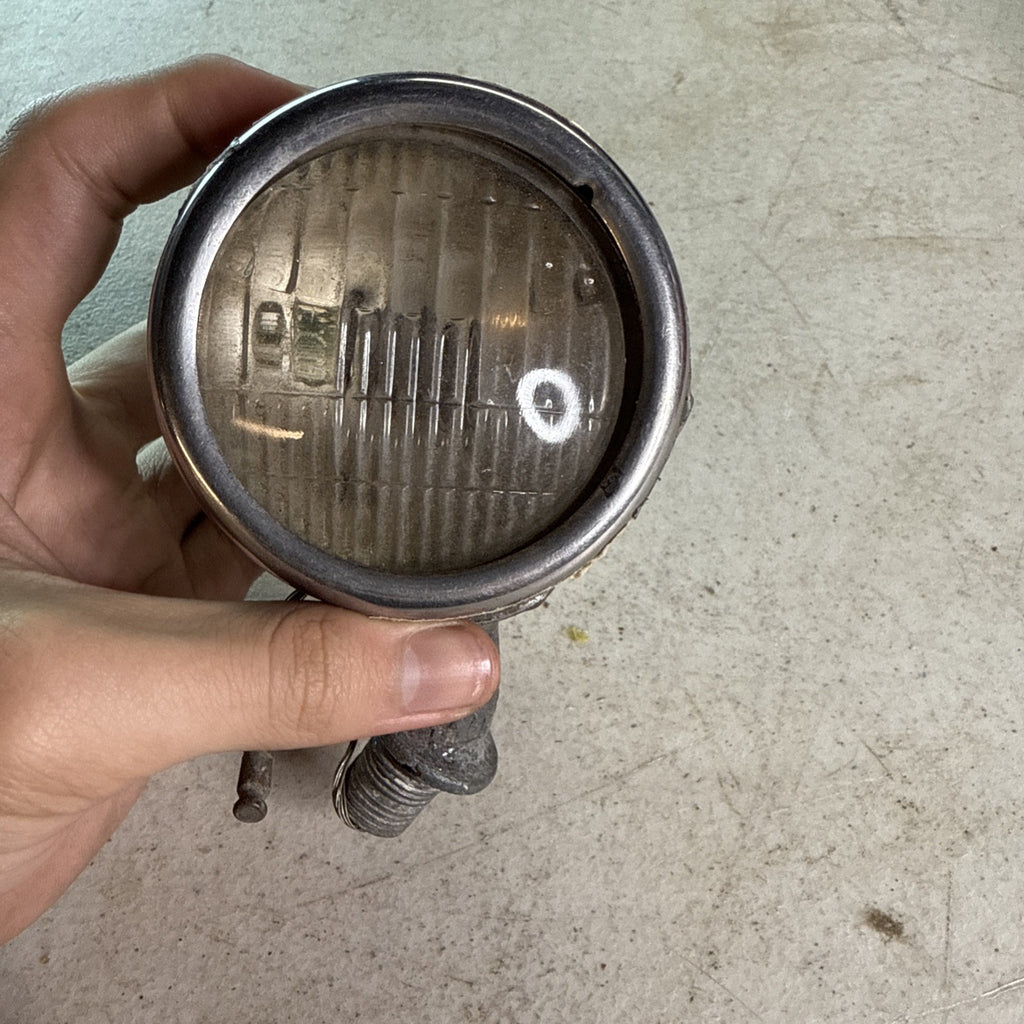 Small Chrome Fender Light 1930's Bolt On One Missing Lens6