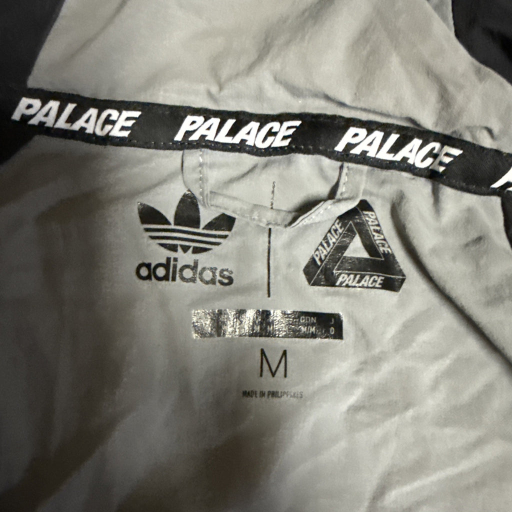 Palace X Adidas Orange Grey Shell Hooded Jacket Size Medium3
