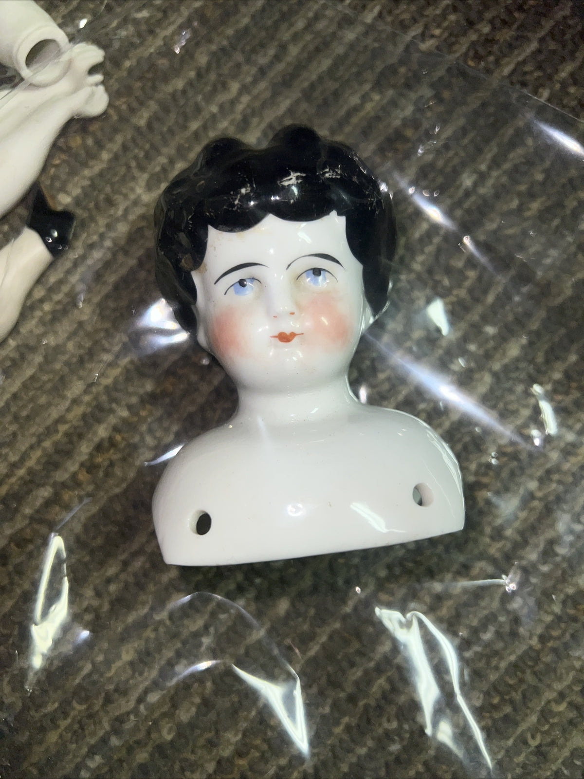 Antique Vintage German Doll Head and Doll Parts1