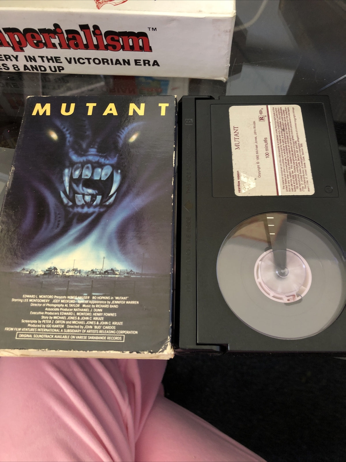 MUTANT Lee Montgomery Jody Medford R 1985 Vestron BETA MAX TAPE Not VHS5