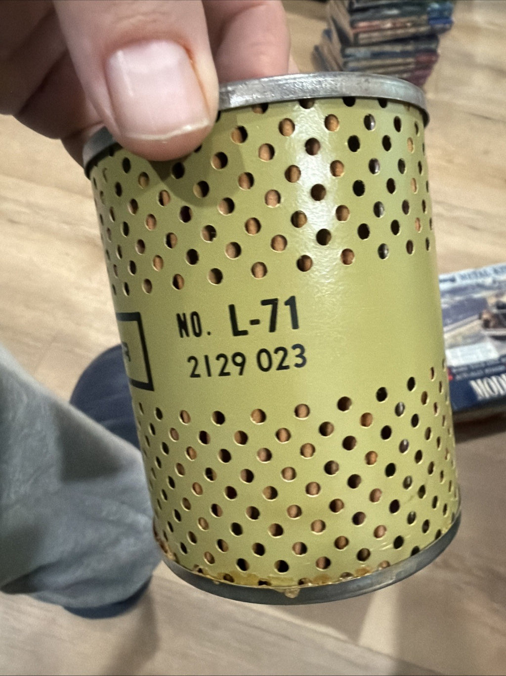 NOS Vtg Oil Filter Element Mopar L-71 21290234