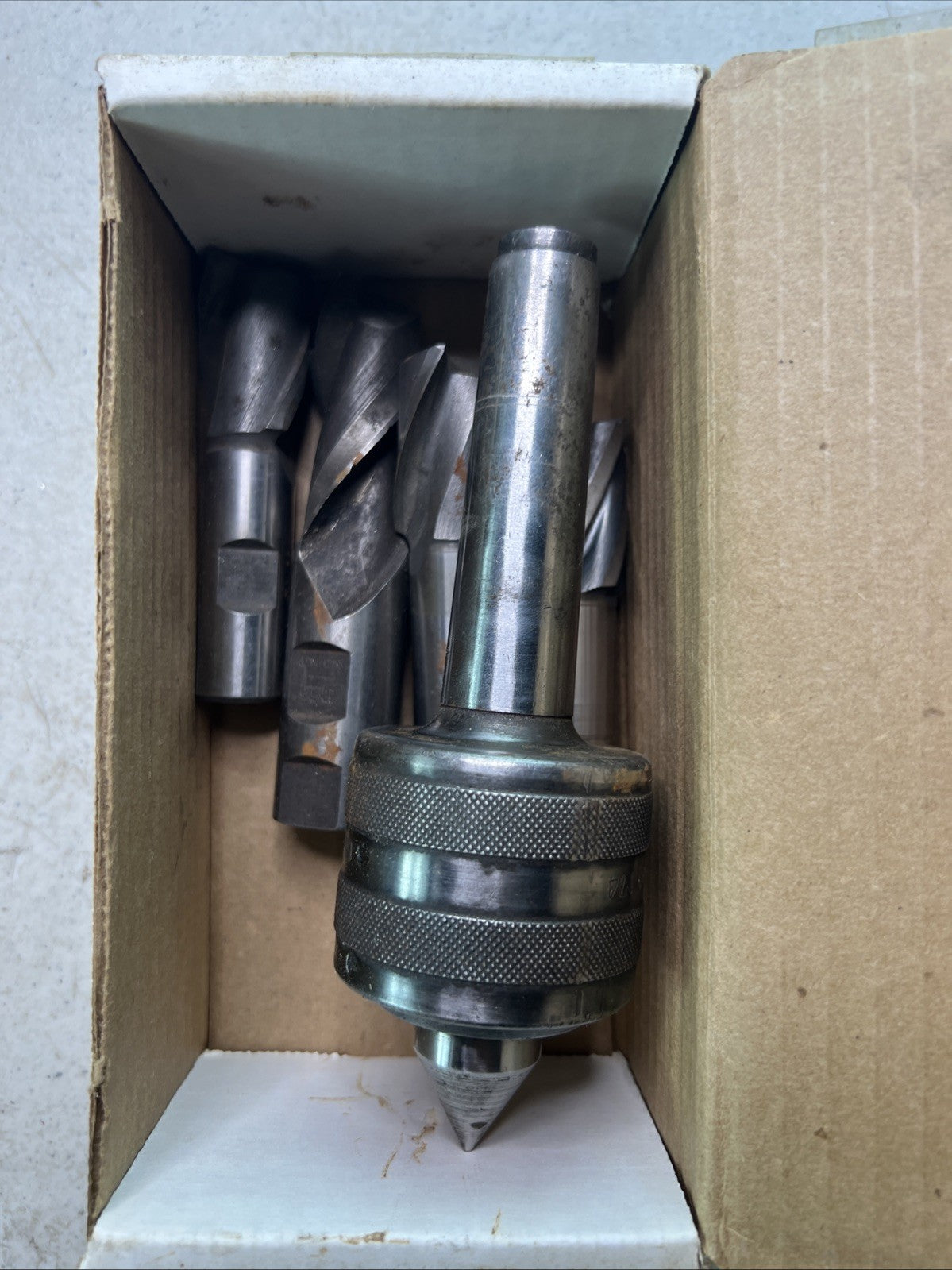 CNC MT3 Live Center with Large End Mills – Lathe Tooling Set0
