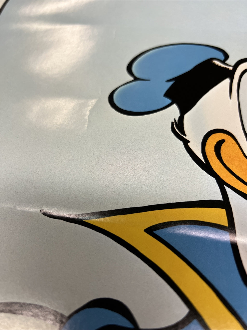 Vintage Walt Disney’s Comics snd Stories Poster 1986 Donald Duck Sailboat3