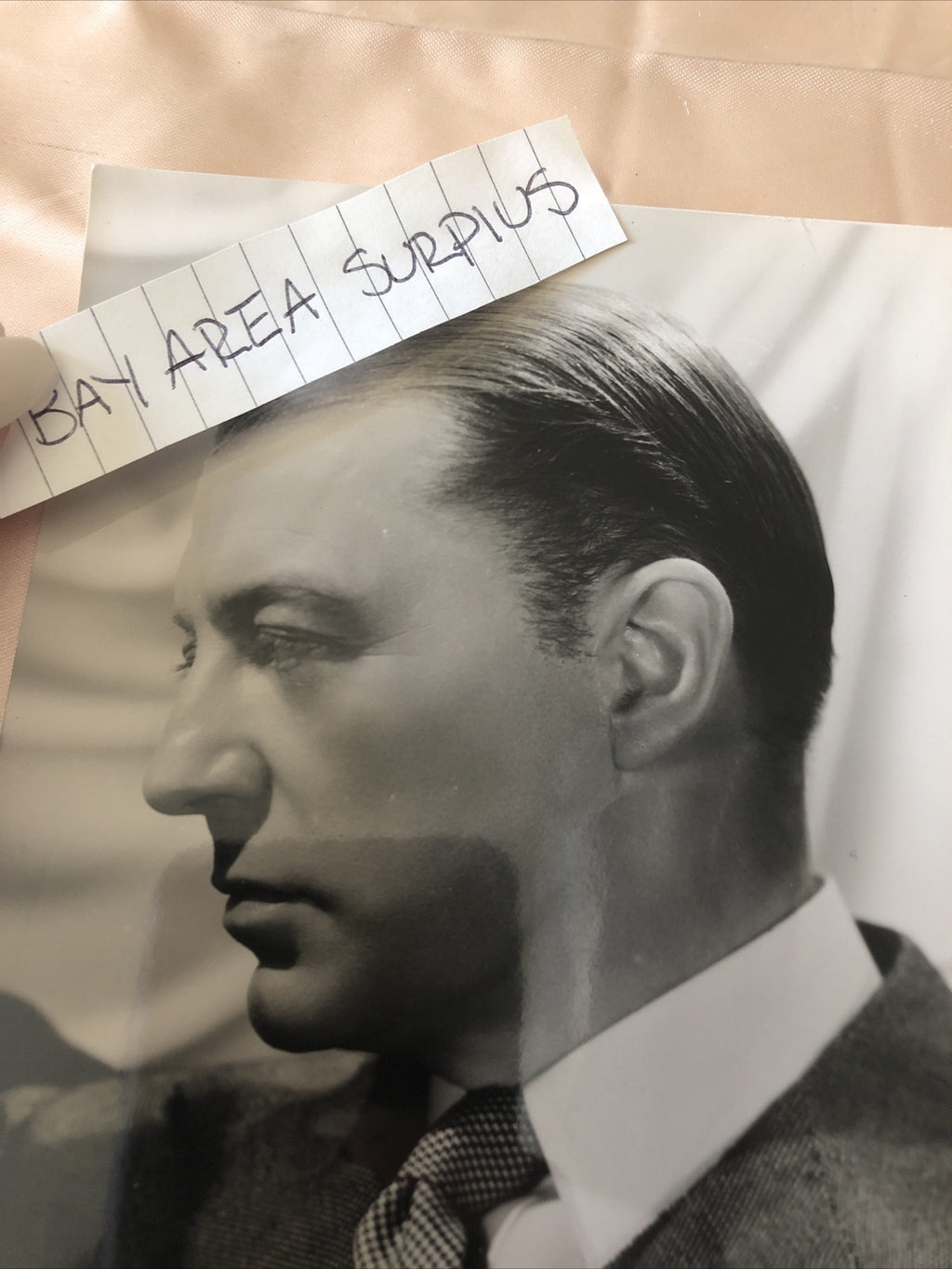 RARE Original Unpublished Photo Of Clive Brook 8”x5” Candid Shot1