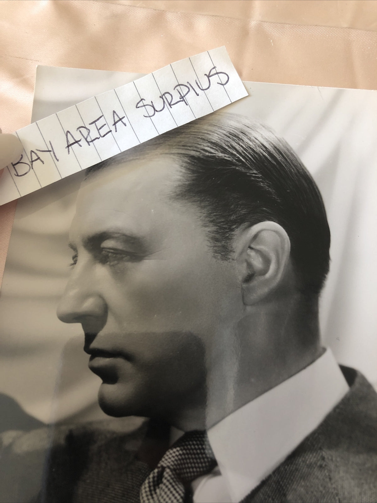 RARE Original Unpublished Photo Of Clive Brook 8”x5” Candid Shot1