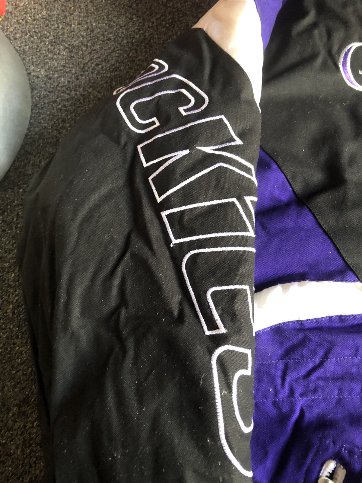 RARE Vintage 90’s NOS Colorado ROCKIES Trench Coat Parka Size L- MLB2