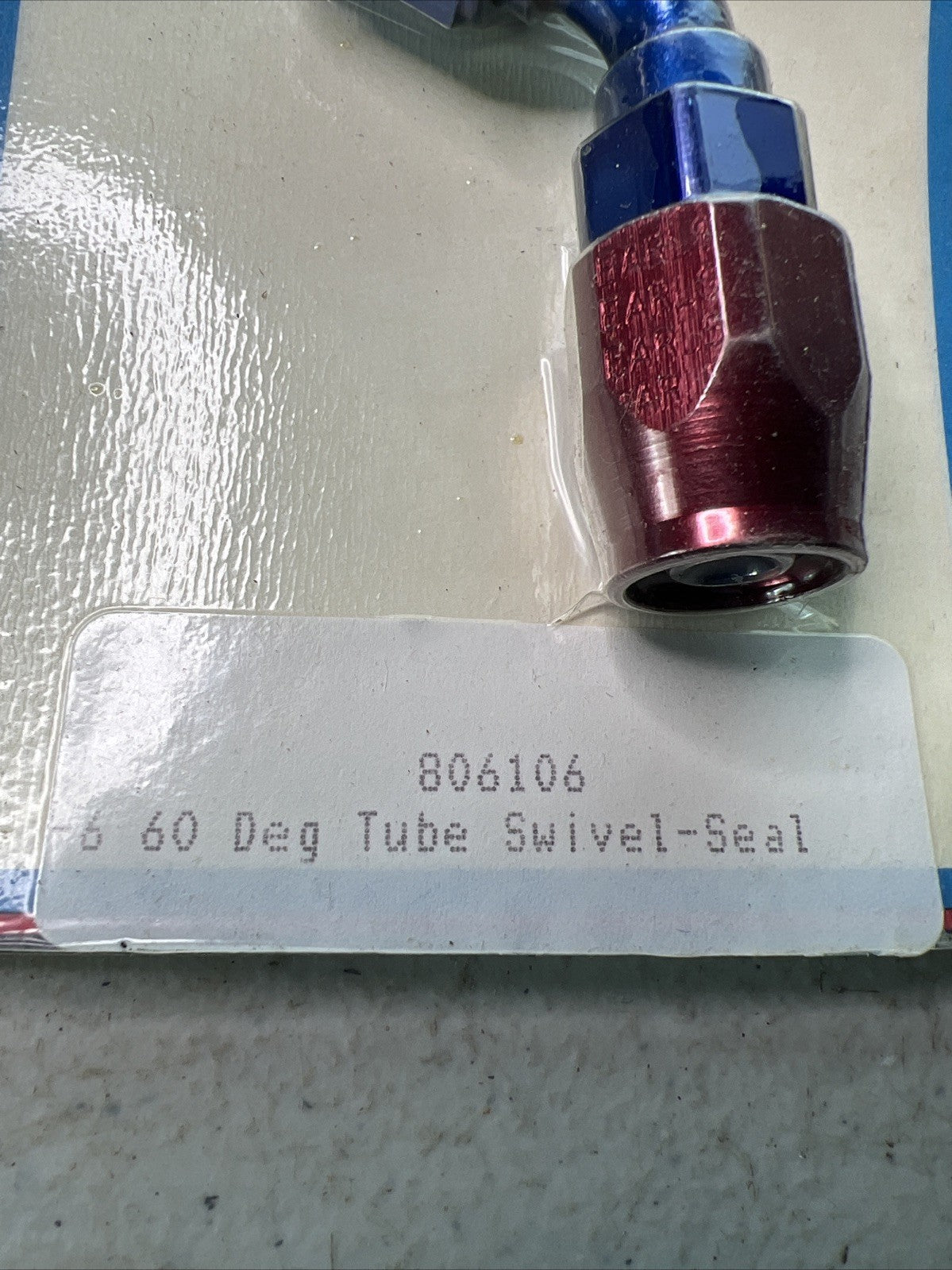 Earls Fitting Hose End Banjo 60 Degree Tube #8061061