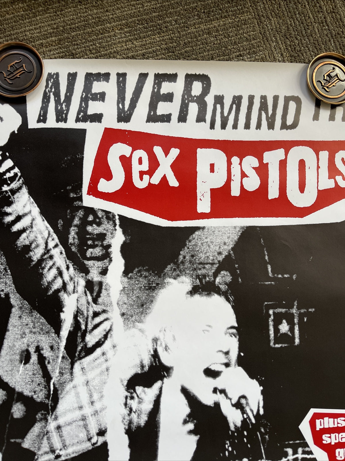 #198 1996 The Sex Pistols Filthy Lucre Never mind The Bullocks Promo Poster5