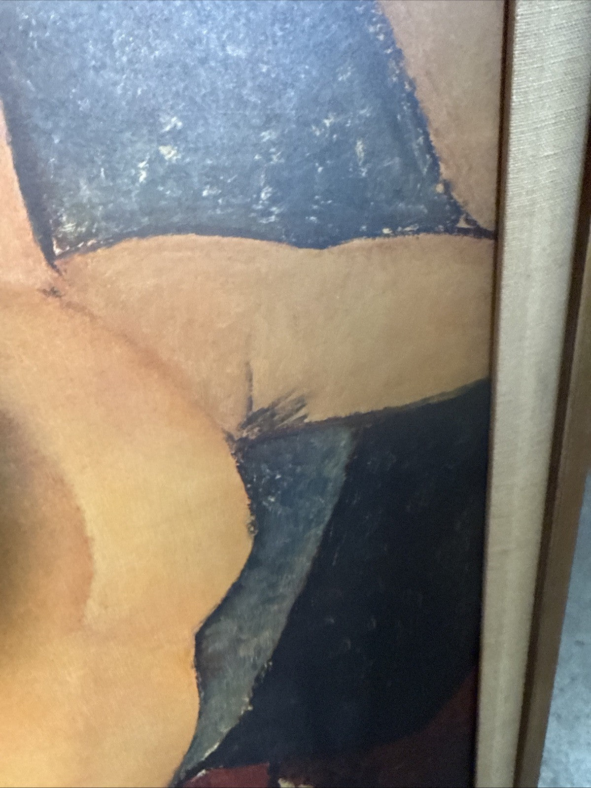 Amedeo Modigliani (Italian, 1884-1920) Old Print Or Litho Framed 22.5” X 33”5