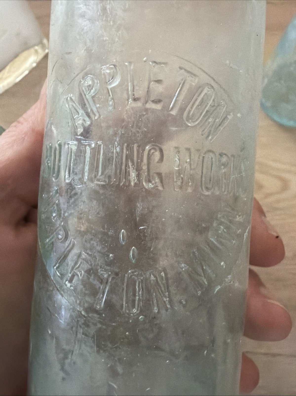Antique Blob Top Glass Bottle Lot Of 3 Samuel Springs Soda John Howell Appleton6